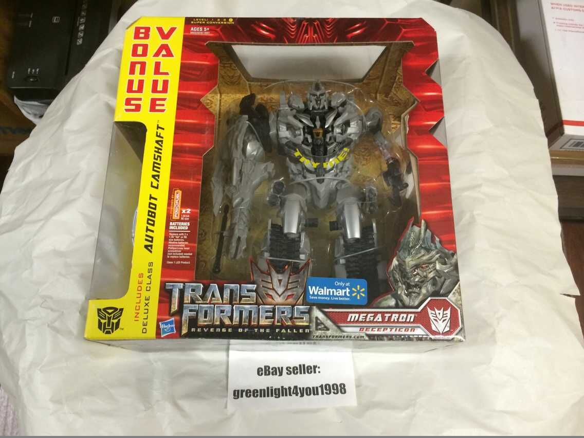 Transformers Deluxe Leader Class MEGATRON Bonus Autobot Camshaft ROTF - Click Image to Close